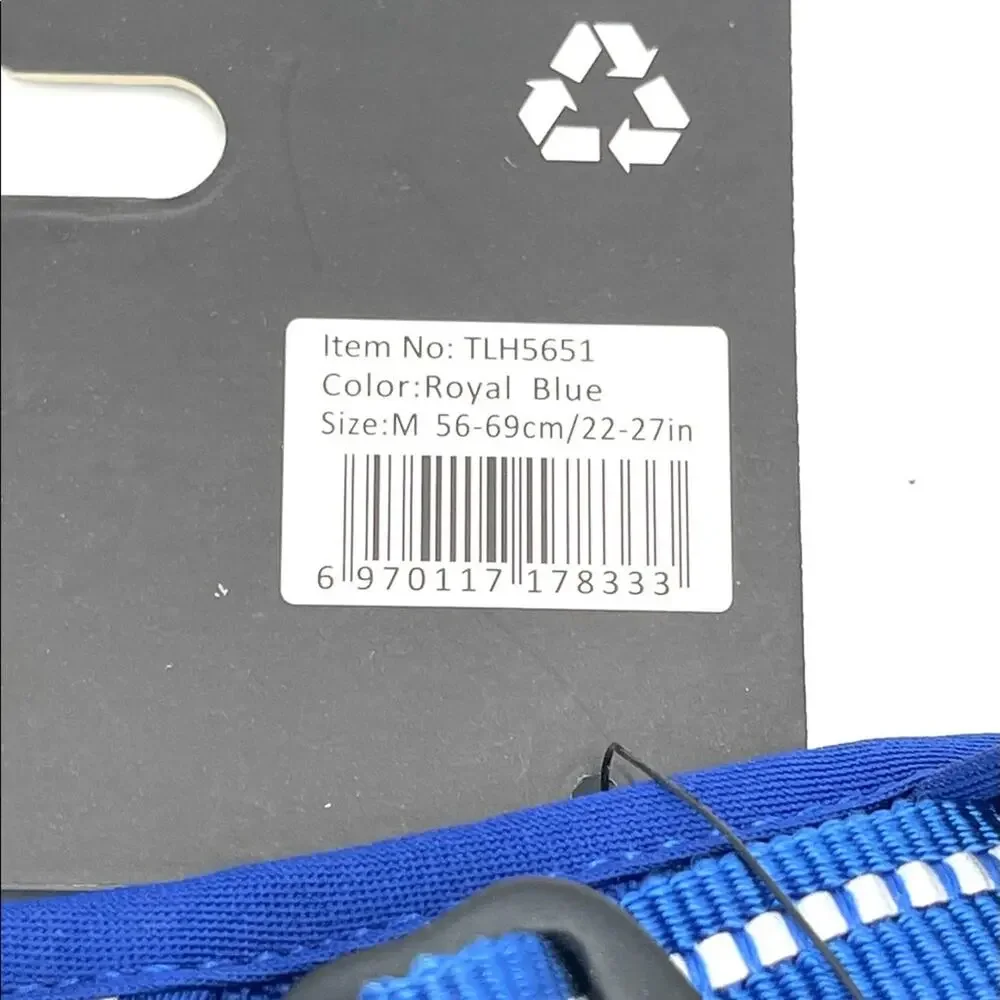 TRUELOVE Dog harness NEW royal blue size MEDIUM